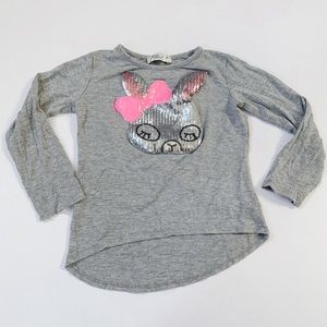 PINC PREMIUM SEQUIN BUNNY TOP SZ 6